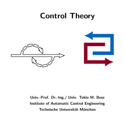 Control Theory (Lecture Notes)