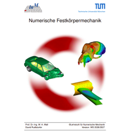 Numerische Festkörpermechanik