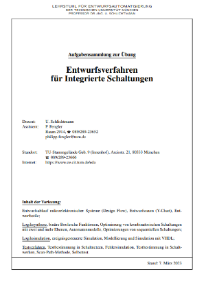 Bild von Entwurfsverfahren für integrierte Schaltungen Übung
