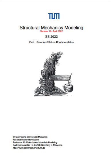 Bild von Structural Mechanics Modeling - Teil I