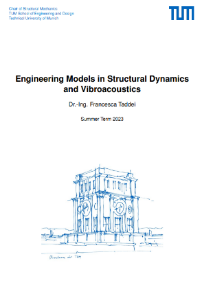 Bild von Engineering Models in Structural Dynamics and Vibroacoustics - Skript 