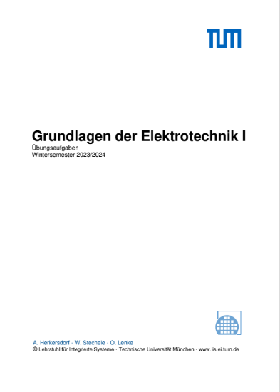 Bild von Grundlagen der Elektrotechnik I - Übungsheft